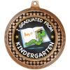 2.75" Kindergarten Graduation Medal Awards, Bronze Vega Kindergarten Graduation Team Trophy Awards Includes Free Neck Ribbon 50 Pack Prime view 2