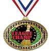 2.75" Bowling League Champ Medal Awards, Gold Vega Bowling League Champ Team Trophy Awards Includes Free Neck Ribbon 50 Pack Prime view 1
