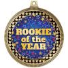2.75" Rookie of The Year Medal Awards, Gold Vega Rookie of The Year Team Trophy Awards Includes Free Neck Ribbon 100 Pack Prime view 2