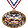 2.75" Derby Medal Awards, Bronze Vega Derby Team Trophy Awards Includes Free Neck Ribbon 10 Pack Prime view 1