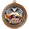 2.75" Derby Medal Awards, Bronze Vega Derby Team Trophy Awards Includes Free Neck Ribbon 10 Pack Prime view 2
