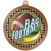 2.75" Flag Football Medal Awards, Bronze Vega Flag Football Team Trophy Awards Includes Free Neck Ribbon 50 Pack Prime view 2