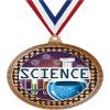 2.75" Science Beaker Medal Awards, Bronze Vega Science Beaker Team Trophy Awards Includes Free Neck Ribbon 50 Pack Prime view 1