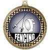 2.75" Fencing Medal Awards, Gold Vega Fencing Team Trophy Awards Includes Free Neck Ribbon 50 Pack Prime view 2