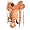 HILASON Western Horse Wade Saddle American Leather Ranch Roping Tan | Hand Tooled & For Horses view 1