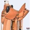 HILASON Western Horse Wade Saddle American Leather Ranch Roping Tan | Hand Tooled & For Horses view 2