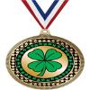 2.75" Clover Medal Awards, Gold Vega Clover Team Trophy Awards Includes Free Neck Ribbon 50 Pack Prime view 1