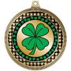 2.75" Clover Medal Awards, Gold Vega Clover Team Trophy Awards Includes Free Neck Ribbon 50 Pack Prime view 2