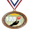 2.75" Egg Toss Medal Awards, Bronze Vega Egg Toss Team Trophy Awards Includes Free Neck Ribbon 50 Pack Prime view 1