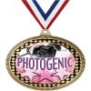2.75" Beauty Photogenic Medal Awards, Gold Vega Beauty Photogenic Team Trophy Awards Includes Free Neck Ribbon 50 Pack Prime view 1