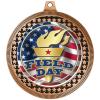 2.75" Field Day Medal Awards, Bronze Vega Field Day Team Trophy Awards Includes Free Neck Ribbon 10 Pack Prime view 2