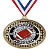 2.75" Football Ice Medal Awards, Gold Vega Football Ice Team Trophy Awards Includes Free Neck Ribbon 50 Pack Prime view 1
