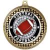 2.75" Football Ice Medal Awards, Gold Vega Football Ice Team Trophy Awards Includes Free Neck Ribbon 50 Pack Prime view 2