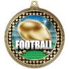 2.75" Football Titan Series Medal Awards, Gold Vega Football Titan Series Team Trophy Awards Includes Free Neck Ribbon 50 Pack Prime view 2