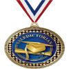 2.75" Valedictorian Medal Awards, Gold Vega Valedictorian Team Trophy Awards Includes Free Neck Ribbon 50 Pack Prime view 1