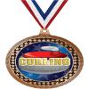 2.75" Curling Medal Awards, Bronze Vega Curling Team Trophy Awards Includes Free Neck Ribbon 50 Pack Prime view 1