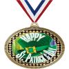 2.75" Happy St. Patricks Day Medal Awards, Gold Vega Happy St. Patricks Day Team Trophy Awards Includes Free Neck Ribbon 50 Pack Prime view 1