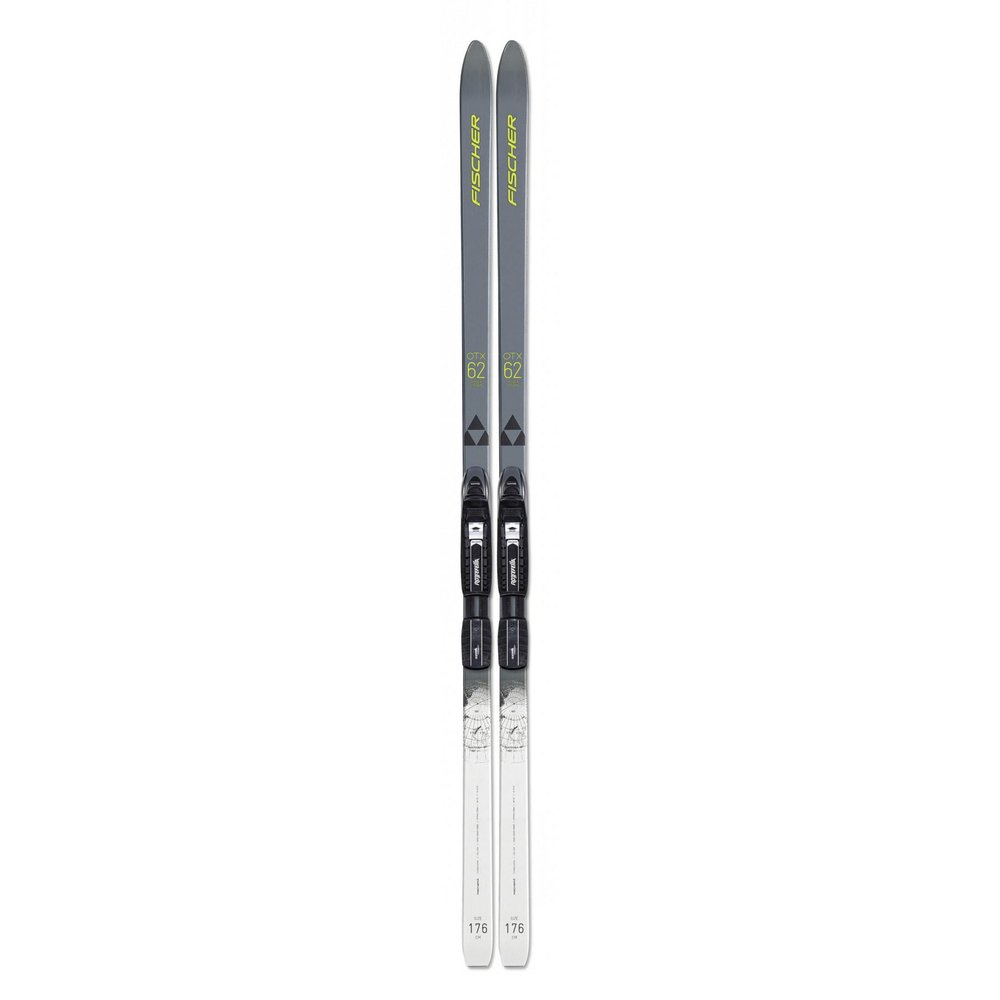 Fischer Adult Spider 62 Crown Xtralite Adventure Lightweight Steel-Edge Nordic Skis Without Bindings, 199