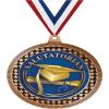 2.75" Salutatorian Medal Awards, Bronze Vega Salutatorian Team Trophy Awards Includes Free Neck Ribbon 50 Pack Prime view 1