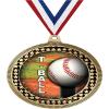 2.75" T Ball Ultra Series Medal Awards, Gold Vega T Ball Ultra Series Team Trophy Awards Includes Free Neck Ribbon 50 Pack Prime view 1