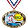 2.75" Raingutter Regatta Medal Awards, Gold Vega Raingutter Regatta Team Trophy Awards Includes Free Neck Ribbon 50 Pack Prime view 1