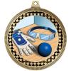 2.75" Handball Award Medals, Gold Vega Handball Team Trophy Awards Includes Free Neck Ribbon 100 Pack view 2