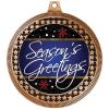 2.75" Season Greeting Medal Awards, Bronze Vega Season Greeting Team Trophy Awards Includes Free Neck Ribbon 50 Pack Prime view 2