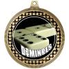 2.75" Dominoes Award Medals, Gold Vega Dominoes Team Trophy Awards Includes Free Neck Ribbon 50 Pack view 2