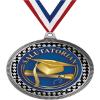 2.75" Salutatorian Medal Awards, Silver Vega Salutatorian Team Trophy Awards Includes Free Neck Ribbon 10 Pack Prime view 1