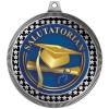 2.75" Salutatorian Medal Awards, Silver Vega Salutatorian Team Trophy Awards Includes Free Neck Ribbon 10 Pack Prime view 2