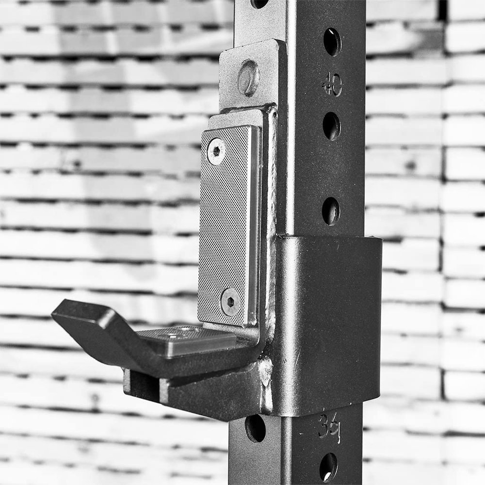 Rugged Fitness Rugged J-Cups (Y251) Attachment Sold in Pairs, Only Compatible with Y100 Rugged Warrior Power Rack & Y120 Rugged Maverick Half Rack