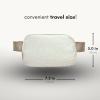 Boutique Fleece Belt Bag | Sherpa Crossbody Fanny Pack for Women | Everywhere Waist Pack | Small Fashion Travel Chest Bag (Cream Fleece, Small Strap Length) view 3
