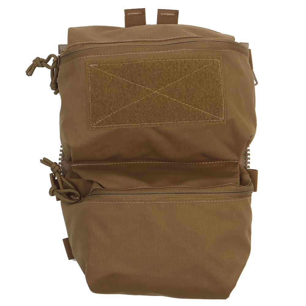 GYDEHUTJ Tactical Adapt Back Panel Assault Backpack Double Pouch for MOLLE Hunting Tactical Airsoft Vest