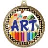 2.75" Art Paint Brushes Medal Awards, Gold Vega Art Paint Brushes Team Trophy Awards Includes Free Neck Ribbon 10 Pack Prime view 2