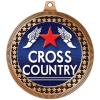 2.75" Cross Country Award Medals, Bronze Vega Cross Country Team Trophy Awards Includes Free Neck Ribbon 50 Pack view 2