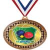 2.75" Bocce Ball Award Medals, Bronze Vega Bocce Ball Team Trophy Awards Includes Free Neck Ribbon 100 Pack view 1
