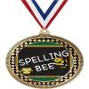 2.75" Spelling Bee Medal Awards, Gold Vega Spelling Bee Team Trophy Awards Includes Free Neck Ribbon 50 Pack Prime view 1