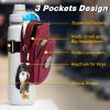 Bottle Pouch Gym Water Caddy with Phone Holder, Water Bottle Sleeve Bag with Pocket for Cards, Keys, Wallet, Gym Bottle Accessories for Men Women view 2