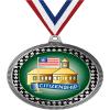 2.75" Citizenship Award Medals, Silver Vega Citizenship Team Trophy Awards Includes Free Neck Ribbon 20 Pack view 1