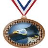 2.75" Eagle Award Medals, Bronze Vega Eagle Team Trophy Awards Includes Free Neck Ribbon 100 Pack view 1