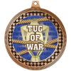 2.75" Tug of War Award Medals, Bronze Vega Tug of War Team Trophy Awards Includes Free Neck Ribbon 50 Pack view 2