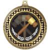 2.75" Debate Gavels Award Medals, Gold Vega Debate Gavels Team Trophy Awards Includes Free Neck Ribbon 100 Pack view 2