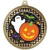 2.75" Halloween Ghost Award Medals, Gold Vega Halloween Ghost Team Trophy Awards Includes Free Neck Ribbon 50 Pack view 2