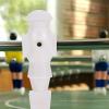 Veemoon 4Pcs Foosball Balls Replacement Players, Table Soccer Man Resin Foosball Guys Mini Accessories 4in Football Men Table Soccer Parts (White) view 4