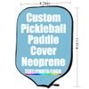 JCETUNO Custom Personalized Pickle Ball Raquette Sleeve, Great Gift for Men, Women, Teens, Seniors, Kids and Adults of All Ages Who Love Pickleball Balls, Sky Blue, W8.26 xL11.6 view 3