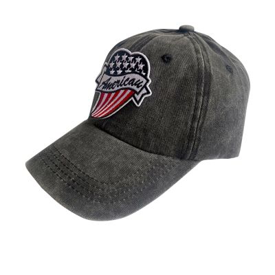 American Flag Hats for Men Fitted Fashion Embroidered Adjuatble Baseball Caps Vintage Distressed Cotton Outdoor Sun Caps
