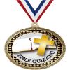2.75" Bible Quizzing Award Medals, Gold Vega Bible Quizzing Team Trophy Awards Includes Free Neck Ribbon 100 Pack view 1