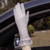 IPENNY Women Sun UV Protection Driving Gloves Summer Short Floral Lace Anti-Skid Screentouch Gloves Elegant Sunblock Gloves view 4