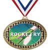 2.75" Rocketry Award Medals, Gold Vega Rocketry Team Trophy Awards Includes Free Neck Ribbon 50 Pack view 1