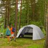 Core 6 Person Instant Tent Set- Family Tent With Lighted Dome And 2 Camping Sleeping Bags - Outdoor Tent for Camping - Waterproof Tent - Camping Tent For Privacy - Small Footprint - Camping Essentials view 2